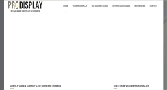 Desktop Screenshot of prodisplay.nl